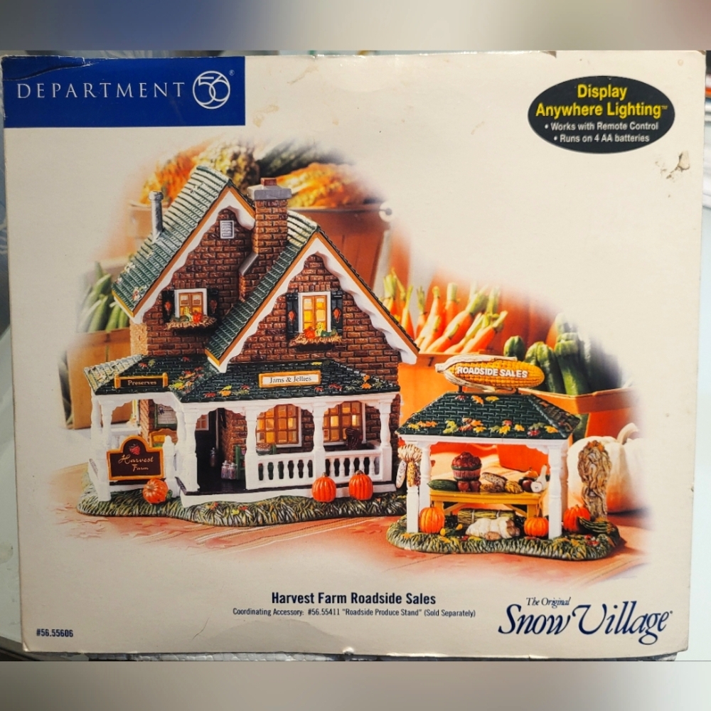 Department 56 Snow Village - Harvest Farm Roadside Sales